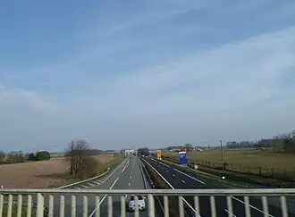 De A64 bij Lescar