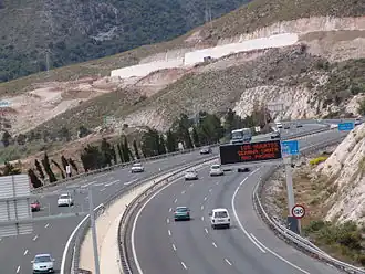 Autopista AP-7 in Andalusië