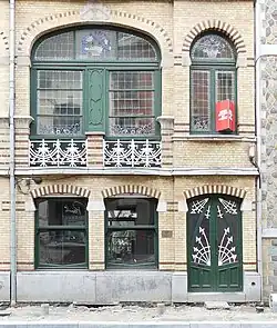 Prins Albertstraat, burgerhuizen door Julien Welvaert.