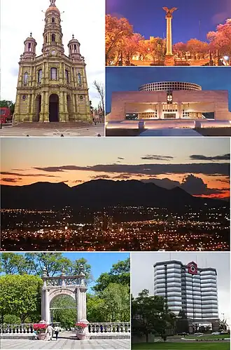 Een collage van Aguascalientes