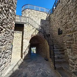 Binnenplaats van het binnenkasteel