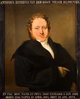 Portret van de hoogleraar Anthony Hendrik van der Boon Mesch