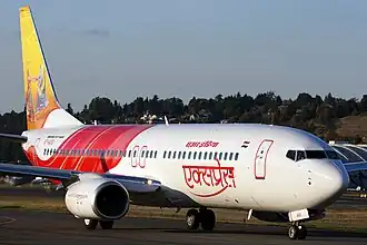 Een identieke Boeing 737-800 van Air India Express