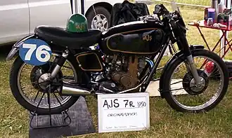 AJS 7R "Boy Racer" uit 1950
