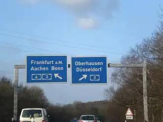 knooppunt gezien vanuit Olpe