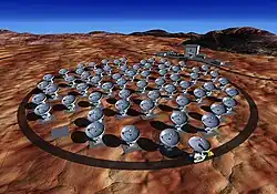 De Atacama Large Millimeter Array is een internationaal astronomisch project van de Europese Zuidelijke Sterrenwacht, het doel van het project is om verder het heelal in te kijken dan de mens ooit heeft kunnen doen.