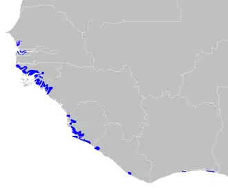 Ligging van de ecoregio