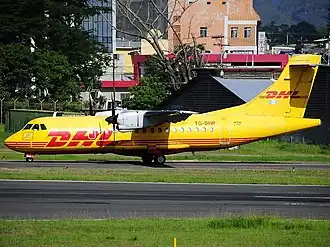 Een ATR 42-300F van DHL de Guatemala
