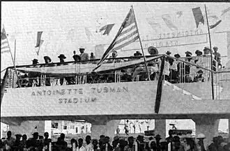 Antoinette Tubman Stadion in 1954