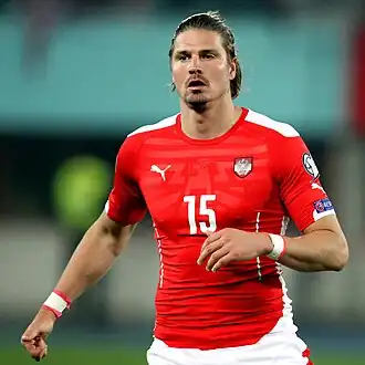 Prödl in 2015 als speler van het Oostenrijkse nationale team