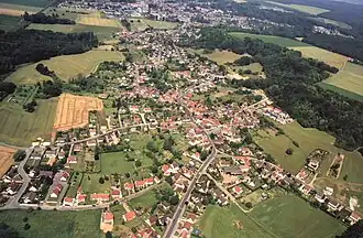 Mogneville vanuit de lucht (2007)