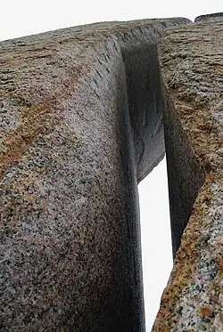 Detail A Ferida (graniet)