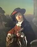 A Guitar Player, Nikolai Nevrev, 19e eeuw