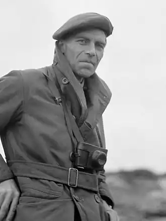 A. den Doolaard bij de afsluiting van het Nollegat te Vlissingen (1945)