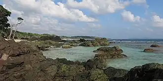 Kustlijn van Rutland-eiland