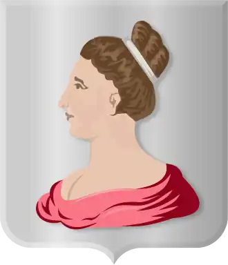 Het wapen van de heerlijkheid Aagtekerke