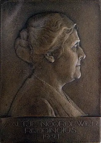 Portrettegel Aaltje Noordewier Reddingius, Deurne