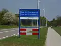 Entreebord Aan het Echterbosch (in wijk Koningsbosch)