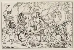 Aanbidding door de herders, 1837