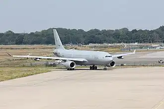 De LMXT is gebaseerd op de Airbus MRTT, hier van de Koninklijke Luchtmacht.