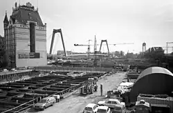 Aanleg spoortunnel; 1989