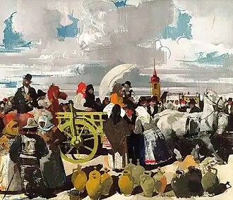 Markt in Szolnok (1935)