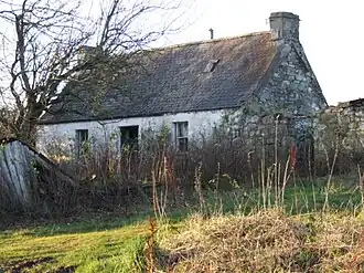 Verlaten onderkomen bij Knockfarrel