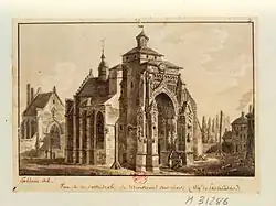 De kerk in 1817