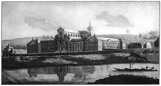 De abdij na gereedkoming van de nieuwbouw (1751-1765)