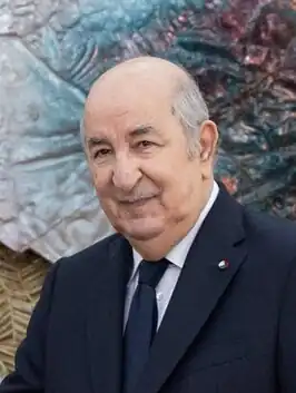 Abdelmajid Tebboune in 2024