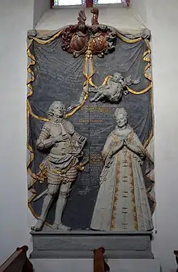 Grafmonument Johan Filip van Reiffenberg en Maria Margaretha van Hoheneck