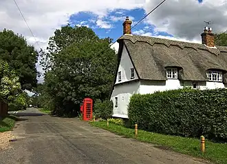 Rietgedekte cottages