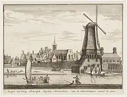 Sloterdijk door Abraham Rademaker (circa 1730)