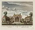 Het Huis ter Specke in 1732, getekend door Abraham Rademaker