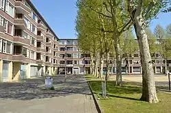 Abraham Staalmanplein te Amsterdam-Slotervaart; 3 maart 2022.