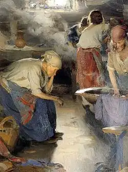 De Wasvrouwen (c. 1901), Tretjakovgalerij, Moskou