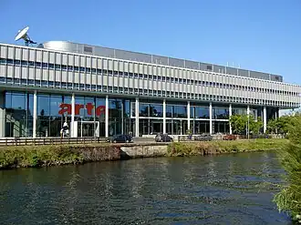 De zetel van ARTE in Frankrijk