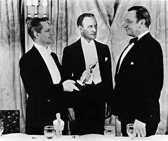 Wallace Beery, Lionel Barrymore en Conrad Nagel.