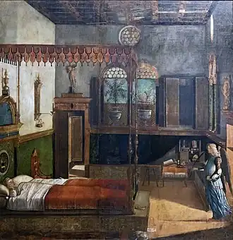 Deze "Droom van Sint-Ursula", door Vittore Carpaccio geschilderd, noemde Couperus "vreemd, rijk, oorspronkelijk en volmaakt".