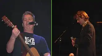 Thomas Acda (links) en Paul de Munnik (rechts), 2012