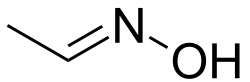 Structuurformule van aceetaldoxime