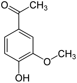 Structuurformule van apocynine