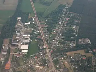 Luchtfoto Achel-Statie