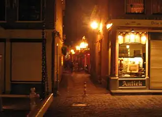 De Achterdam bij nacht