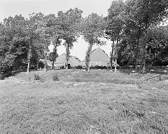 Achterzijde huiswierde Kloosterwijtwerd