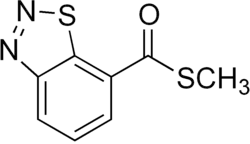 Structuurformule van acibenzolar-S-methyl