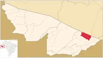 Kaart van Porto Acre