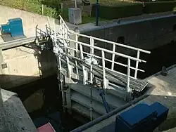 De buitendeuren van kunststof