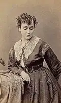Actrice Adah Menken, rond 1870