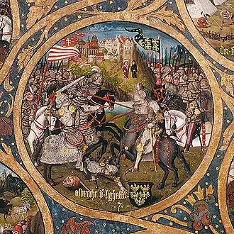 Adalbert in zijn strijd tegen Hongarije.